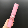 Anti-wolf stick stainless steel bottle Cady cat cartoon student lady pink slender bottle