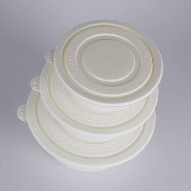 New Biodegrdable Corn Starch disposable bowl with lid