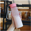 Custom Logo Plastic Frosted Bottles Portable Gift Milk Coffee Bottle