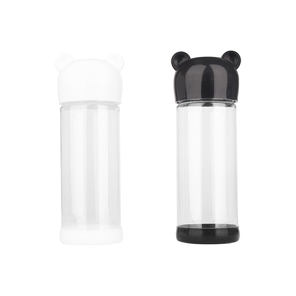Custom Logo Portable Transparent and Creative Plastic Water Bottle for Children