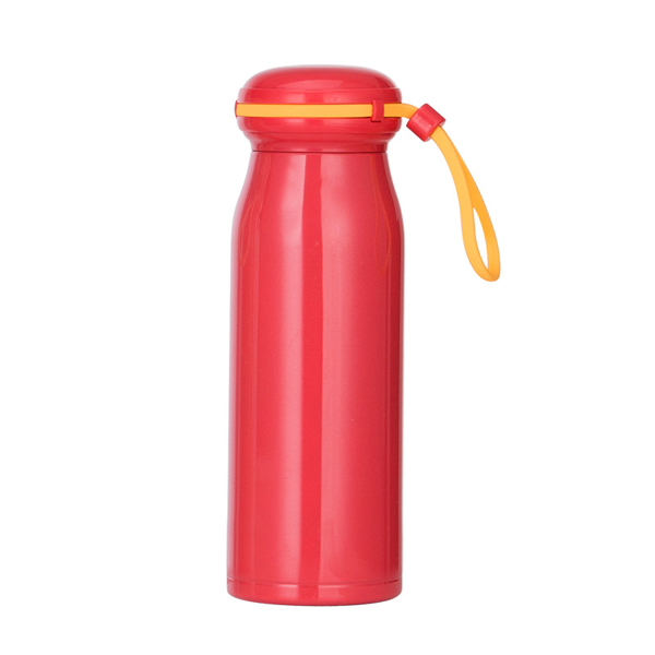 Custom Logo Macaron Stainless Steel Thermal Bottles Students Bring Rope Creative Gift Bottle