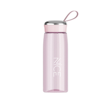 Custom Gift Bottle Creative Simple Transparent Belt Rope Lifting Plastic Space Water Bottles