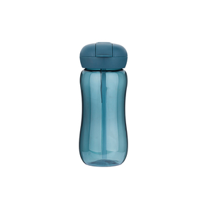 New Customized Logo Straw Plastic Creative Sports Water Bottle Tritan Portable Rope Outdoor Student Bottles