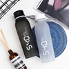 Modern Simple Digital Frosted Plastic Bottles Portable Outdoor Sports Water Bottle