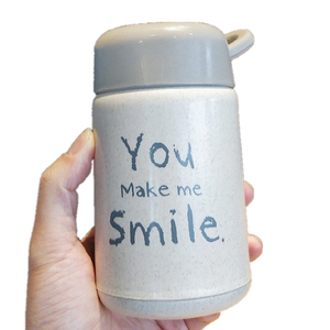 Custom Plastic Shell Glass Water Bottles Portable Heat Preservation Belt Cover Leak-proof And Fall-proof Heat Insulation Bottle