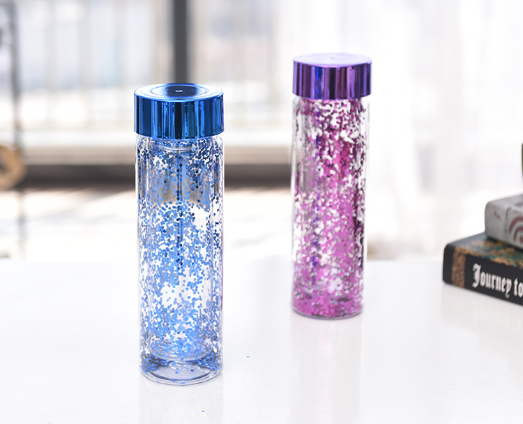  space bottle with sequins straight