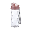 Modern Simple Creative Transparent Teacup Diamond Colorful Handheld Plastic Bottles