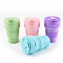 Silicone Folding Cups 350ml Outdoor Travel Portable Telescopic Cup