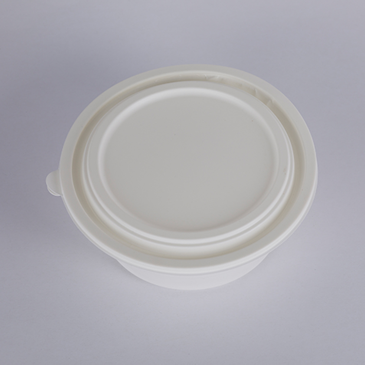 Food Plastic Corn Starch Disposable Soup Bowl with Lid