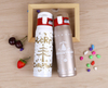 750ml Hot Christmas Printing Custom 18/8 Double Wall Stainless Steel Water Bottle 