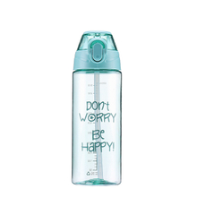 New Bounce Cover Plastic Bottles 600ml Food Grade Adult Handle Space Straw Bottle