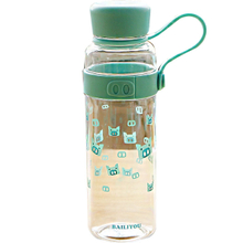 Fashion Pig Handle Plastic Bottles Summer Students Drink Water Outdoor Sports Water Bottle