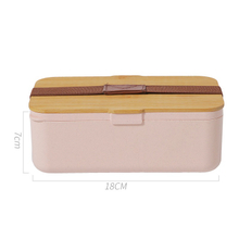 1000ml Singler Layer Bamboo Cover Biodegrdable Bamboo Fiber Lunch Box