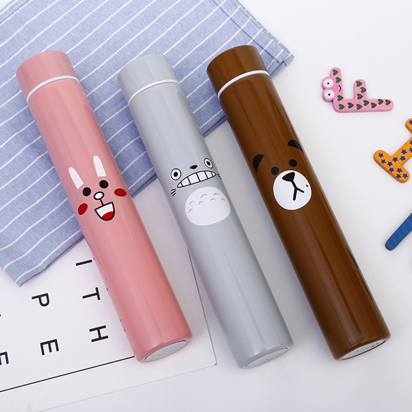 New Custom Stainless Steel Insulation Gift Lovers Bottles Portable Cartoon Kids Water Bottle