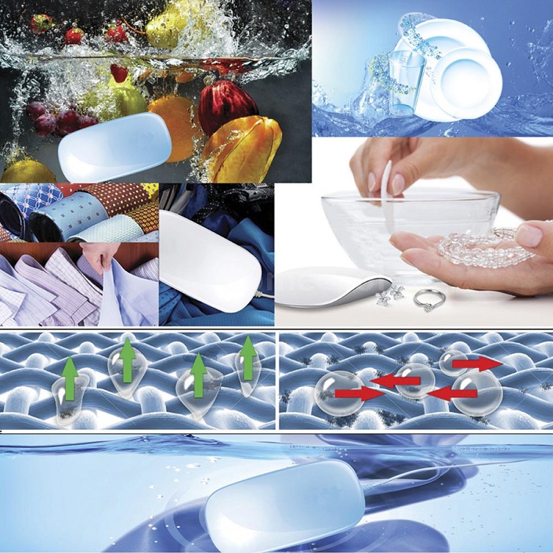Portable Mini Automatic Electronic Cloth Washing Cleaner Ultrasonic Fruit Washer