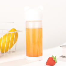 Custom Logo Portable Transparent and Creative Plastic Water Bottle for Children