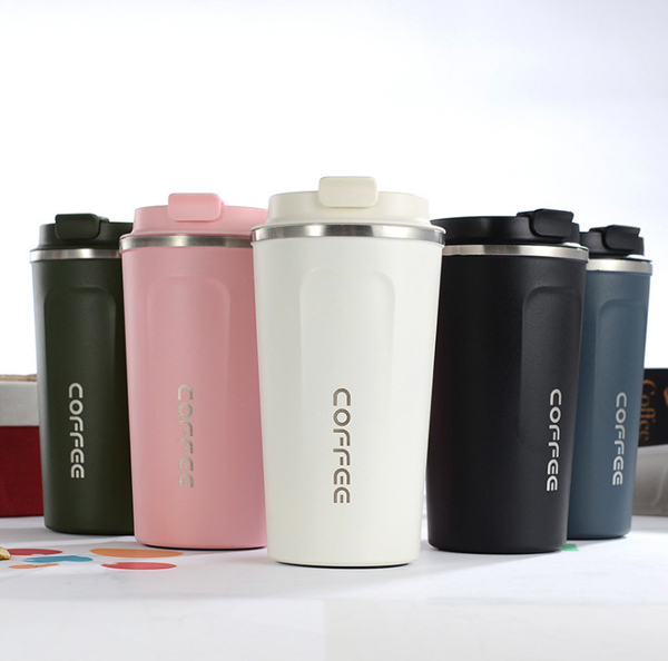 New 304 Stainless Steel Coffee Mug Vacuum Double-layer Thermal Insulation Office Water Mug