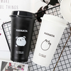 Custom Logo Frosted Cartoon Cute Creative Student Milk Teacup Children's Plastic High-grade Water Bottle