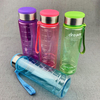 Transparent Color Portable Outdoor Space Plastic Water Bottle with Tea Compartment 1000ml Scale Sports Cold Water Bottle