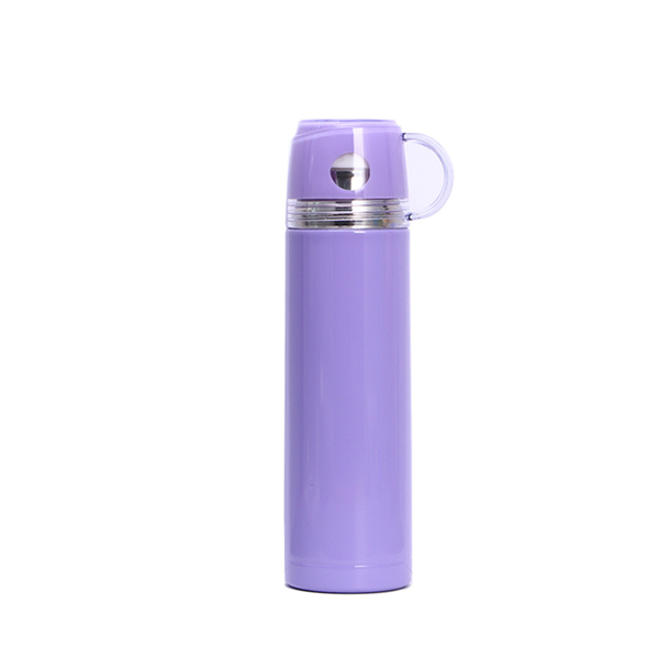 New Hot Selling Custom Stainless Steel Insulation Transparent Cover Office Portable Bottle