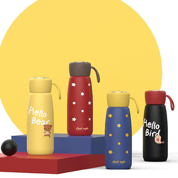 Star 304 Stainless Steel Insulation Bottle Portable Carrying Student Lovely Water Bottles