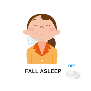 automatically off with sleep aid 