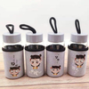 New custom Nezha glass portable cloth set student gift water bottle