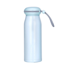Custom Logo Macaron Stainless Steel Thermal Bottles Students Bring Rope Creative Gift Bottle