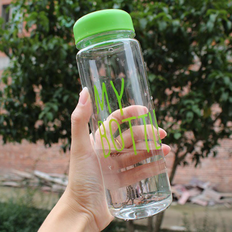 portable plastic water bottle