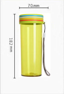 multicolor plastic water cup