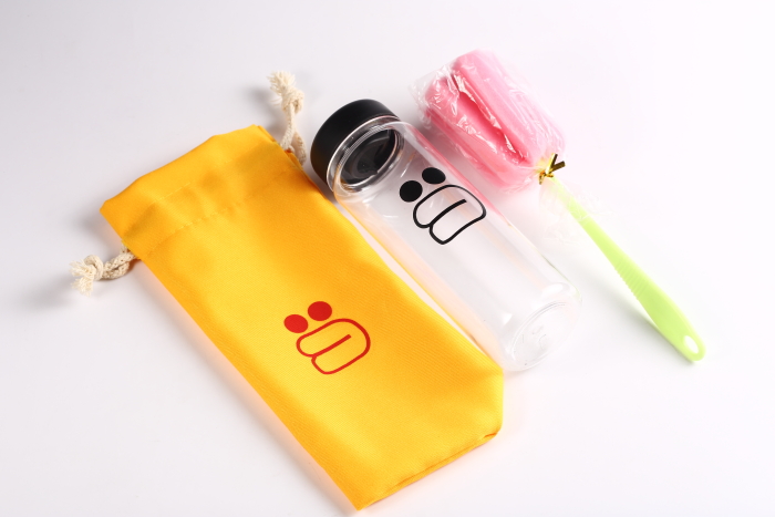 portable outdoor glass water bottle