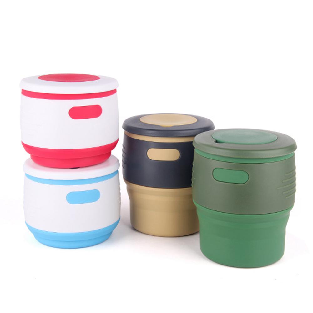 Folding Water Container Silicone Coffee Cup Multifunctional Large Size Tea Cup Kitchen Supplies